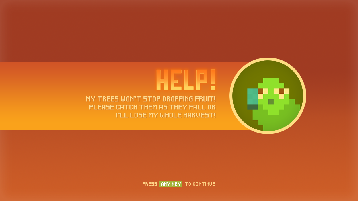 Message screen